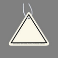 Paper Air Freshener Tag - 2 1/8"x2 5/8" Triangle Tag